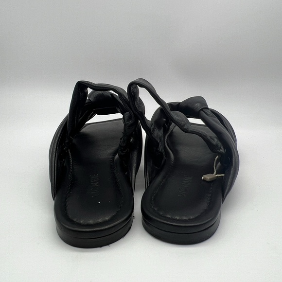 Vika Knot Sandal – La Garçonne Vic Matiē Knot Detail Black Sandals